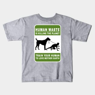 Train Your Human Kids T-Shirt